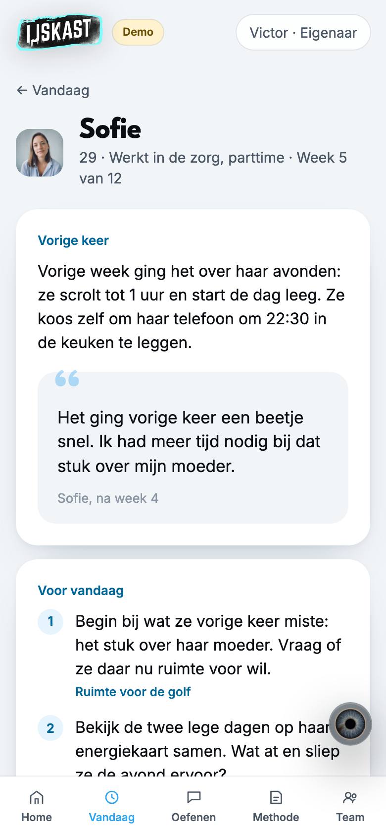 De klantbrief van Sofie